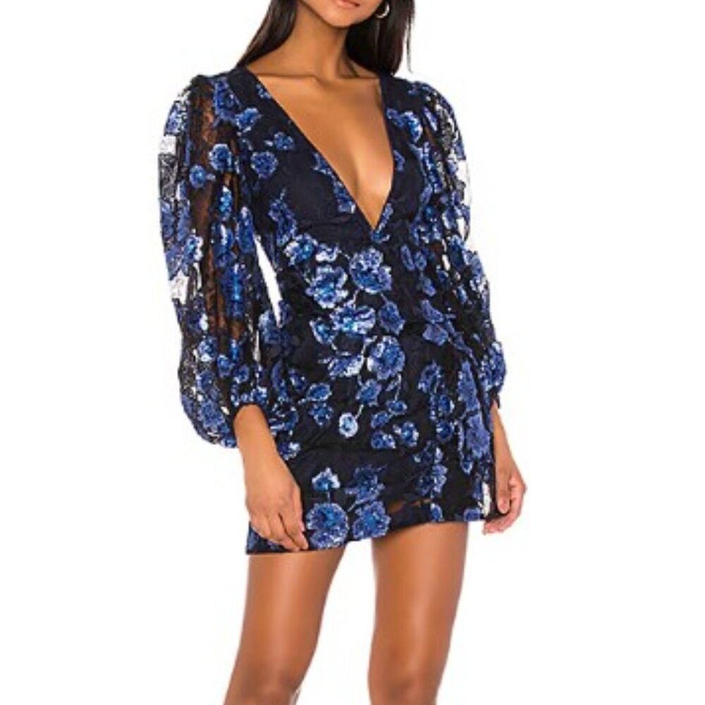 Victoria Embroidered Mini Dress